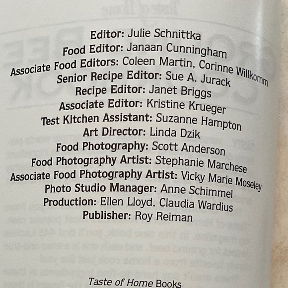 Taste of Home Ground Beef Cookbook. 1999. - Picture 11 of 12